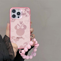 Mickey Minnie Chain Case For Samsung Galaxy A56 A55 A16 A54 A36 A26 A15 A35 A17 A07 A14 A34 A24 S25 Ultra Edge S24 Plus S23 FE