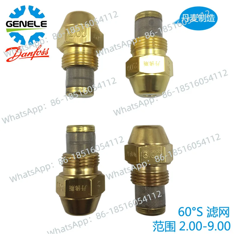 

Danfoss 60-градусный инжектор твердого топлива S, распылительная насадка горелки, фильтр сопла печи для газификации метанола и дизеля