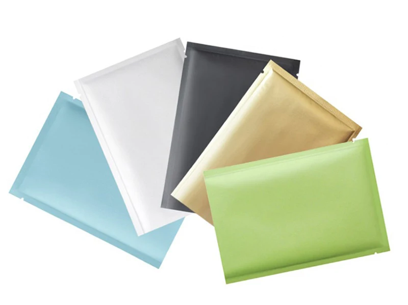 TETP 100 Stück kleine farbige Aluminiumfolie oben offener Beutel Heißsiegelpulver Süßigkeiten Tee Flüssigkeitsverpackung Aufbewahrungsbevorzugungen Großhandel – Detail 8