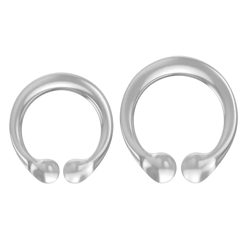 2pcs Male Foreskin Correction Hinder Ring Penis Training Foreskin Corrector Time Delay Device Sex Toys for Men Lock Cock Ring