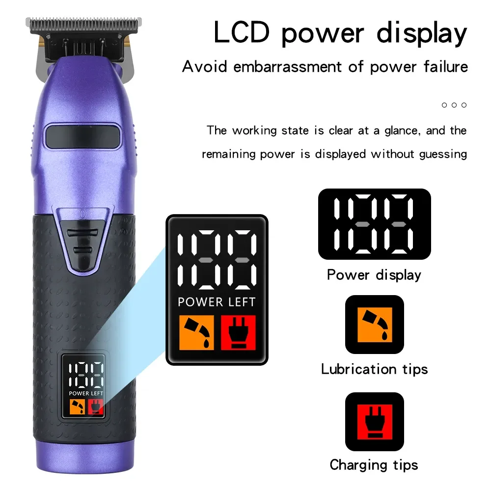 Hair Clipper Electric Hair Trimmer for Men Wireless Barber Trimmer Electric Shaver Professional Men's Hair Cutting Machine image 5