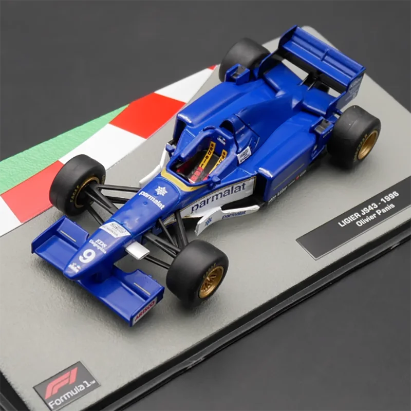 Diecast 1:43 Scale IXO F1 Racing Ligier JS43 1996 Olivier Panis Alloy Vehicle Model Finished Simulation Collection Gift Toys