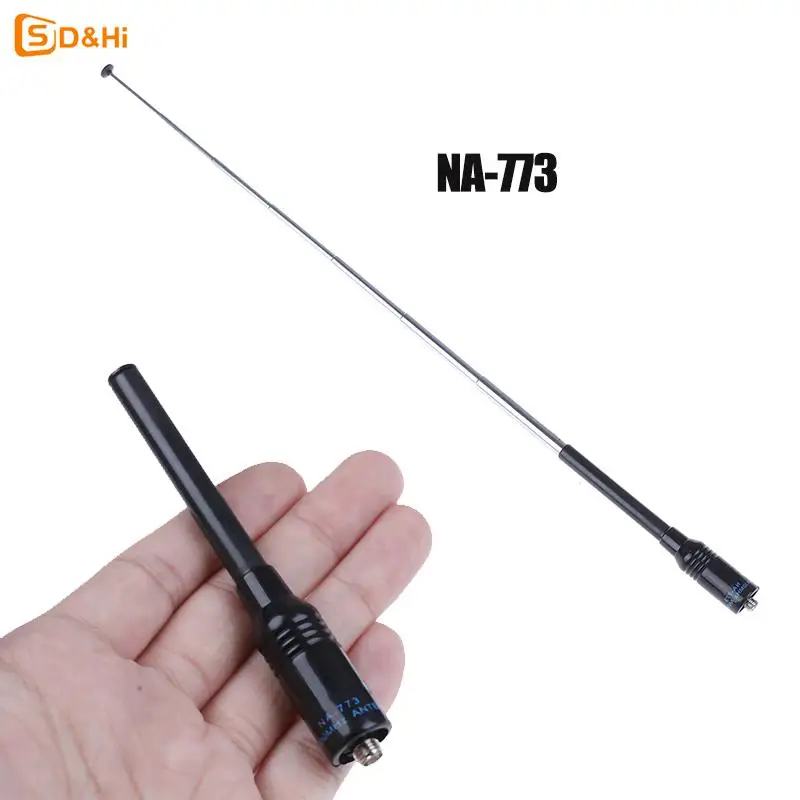 

Новинка NA-773 UHF + VHF ручная телескопическая антенна для BAOFENG SMA-F/82/B5/B6 888S