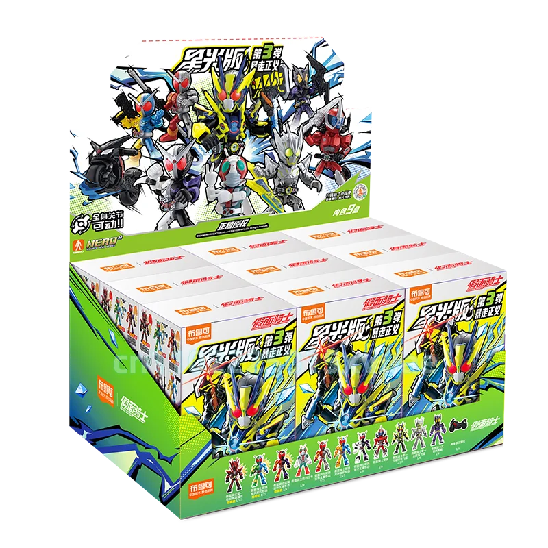 NUOVI Blokees Kamen Rider Building Blocks Figura Gv03 Serie Giocattoli Anime assemblati Modelli mobili Raccogliere il regalo di compleanno dei bambini