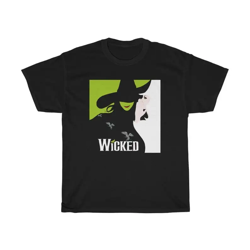 WICKED Broadway Musical Black T-Shirt Size S to 5XL