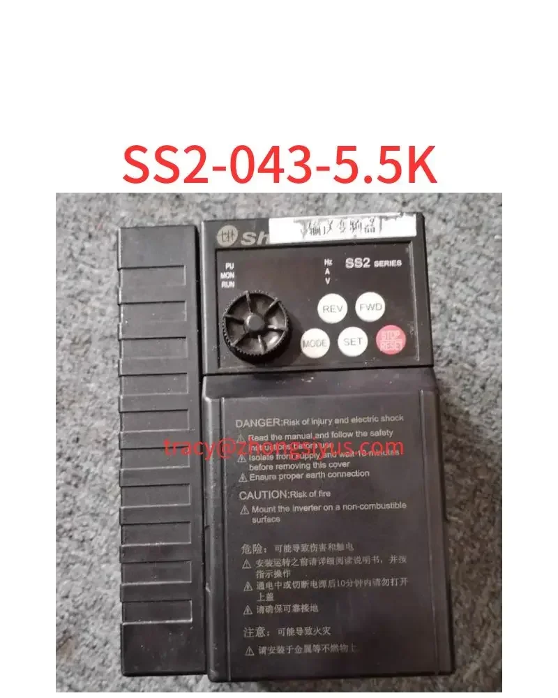 

Used frequency converter, SS2-043-5.5K, 5.5KW, function package