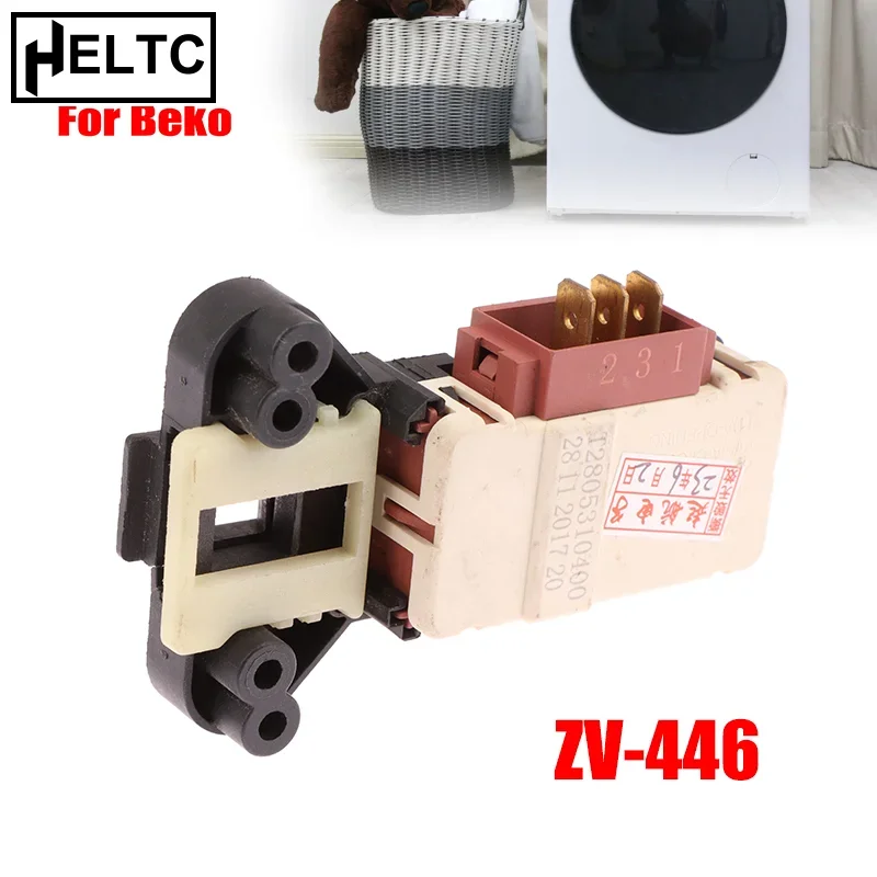 Serratura elettronica per porta con ritardo per lavatrice ZV-446 T2805310400 adatta per gruppo interruttore di interblocco per lavatrice Beko TCL