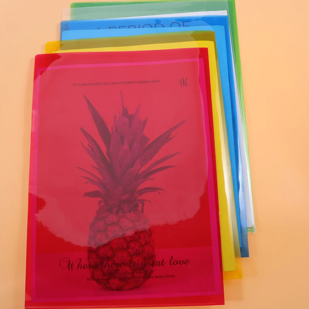 40Pcs L-Shaped Clipboard Plastic Transparent File Holder with Elastic Rope Smooth Edges Round Corners for School Office Medical