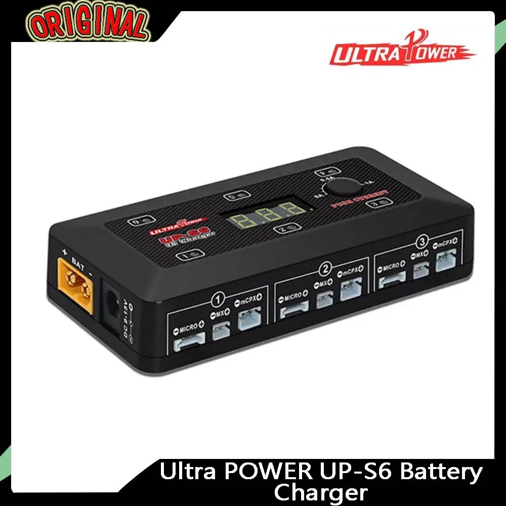 

Зарядное устройство Ultra Power UP-S6 3,7 В 1S LiPo/LiHv — порта MICRO/MX/mCPX, быстрая зарядка для ножевых индуктивных радиоуправляемых дронов