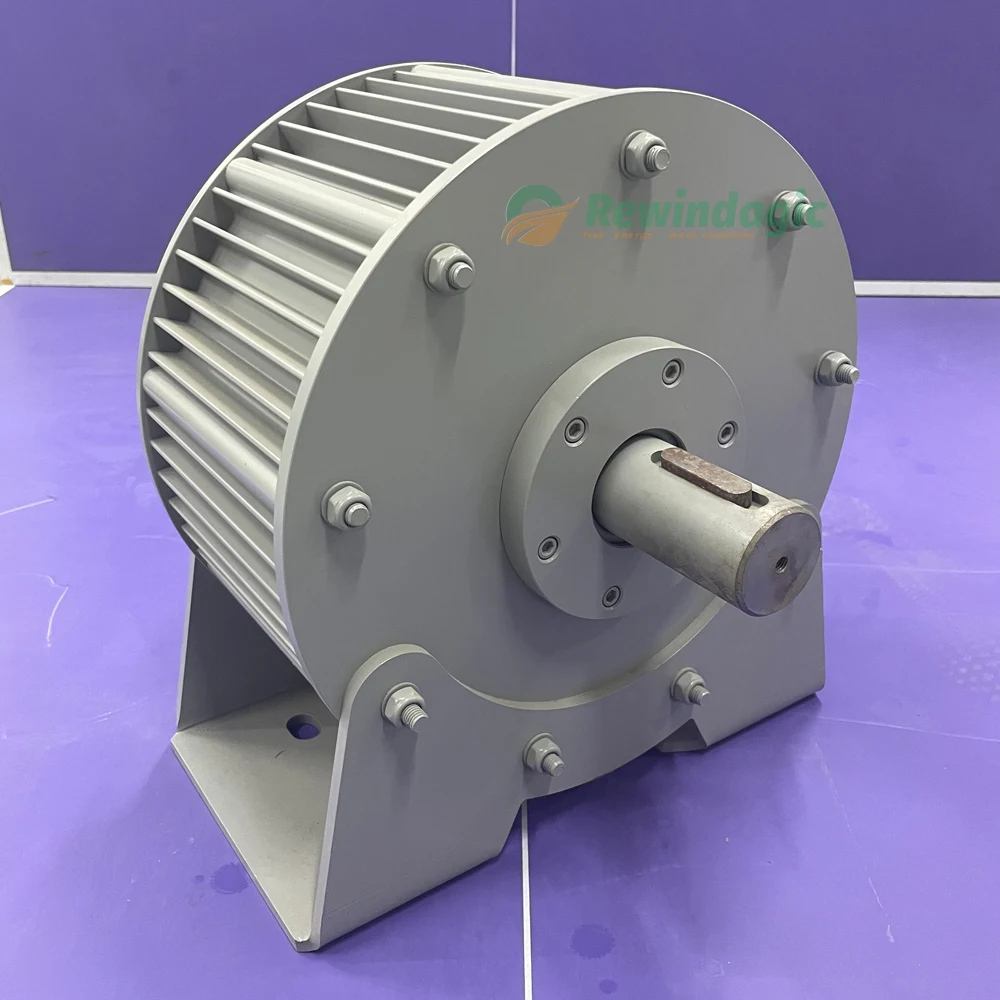 Imagem -03 - Gerador de Ímã Permanente de Baixa Velocidade 2kw50kw Real 48v 220v 380v Alternadores ac de Fases para Acionamento do Motor Turbina Eólica de Água