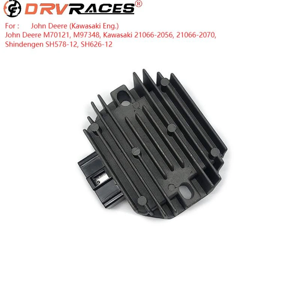 Motor Voltage Regulator Rectifier ForJohn Deere M70121, M97348, Kawasaki 21066-2056, 21066-2070,  Shindengen SH578-12, SH626-12