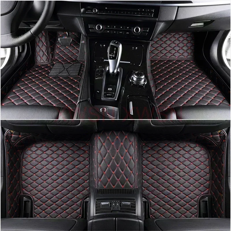 Custom 3D Full Coverage Car Floor Mats for Fiat 500 500X 2011-2012 Year Interior Details Auto Accessories