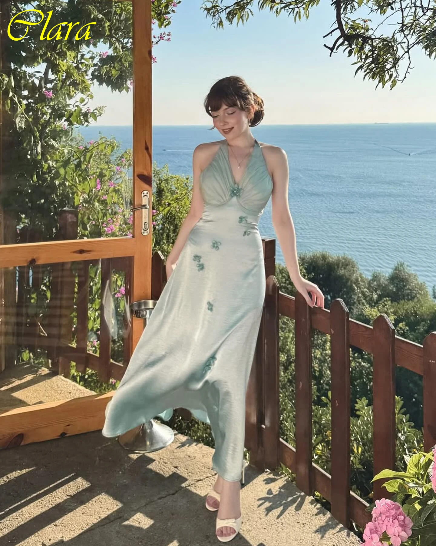 تخصيص ألف خط الرسن فستان سهرة رسمي أنيق موضة فساتين المشاهير حساسة عالية الجودة فستان الحفلات مزاجه