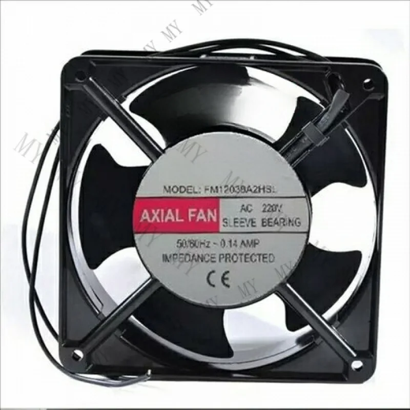 

TT 1 шт. для вентилятора Sunflow FM12038A2HSL AC 220 В 0,14 А 120*120*38 мм 2-проводная алюминиевая рамка