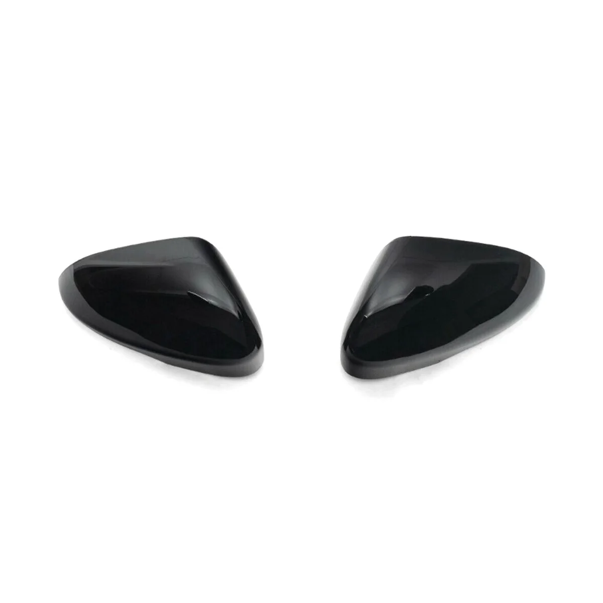 

Car Bright Black Reversing Mirror Cover Rearview Mirror Shell Cover for US Standard Mondeo 2013-2021