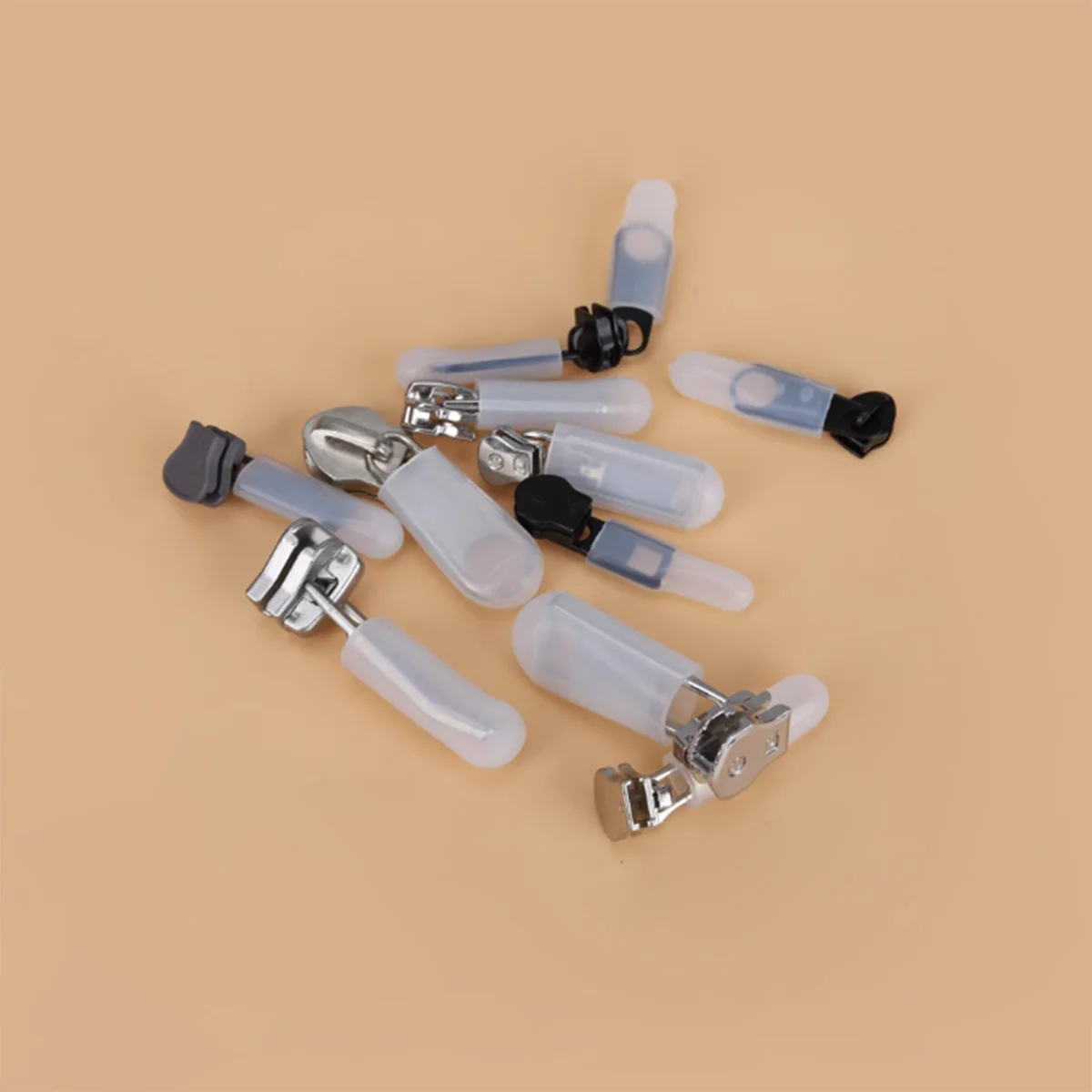 Zipper Head Silicone Protective Cover Washing Machine Scratch Resistant Noise Reducing High-Temperature Resistant Silicone Cap