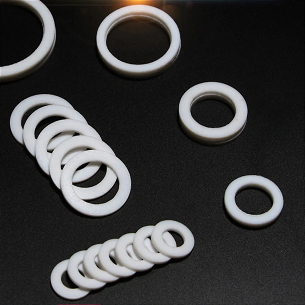 1PCS PTFE Flat Washer Flange Pressure Gauge Water Pipe Joint Gasket M3-M35 Gasket Spacer Sealing For Pressure Gage