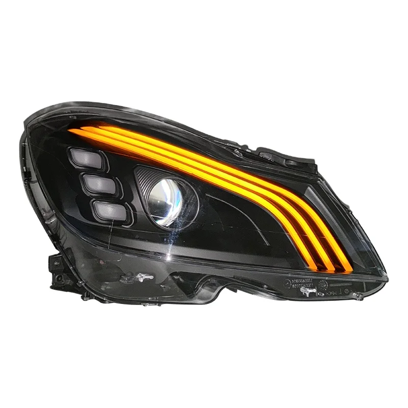 

For Mercedes Benz C Class W204 Headlight 2011 2012 2013 2014 C180 C200 Upgrade Maybach Style Car Accessories Headlights
