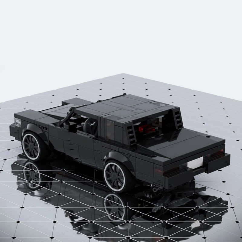 309pcs MOC Buick GNX Speed Champion City Coupe Supercar Building Blocks Brick Racing Technique Creative Garage DIY Toys Gifts