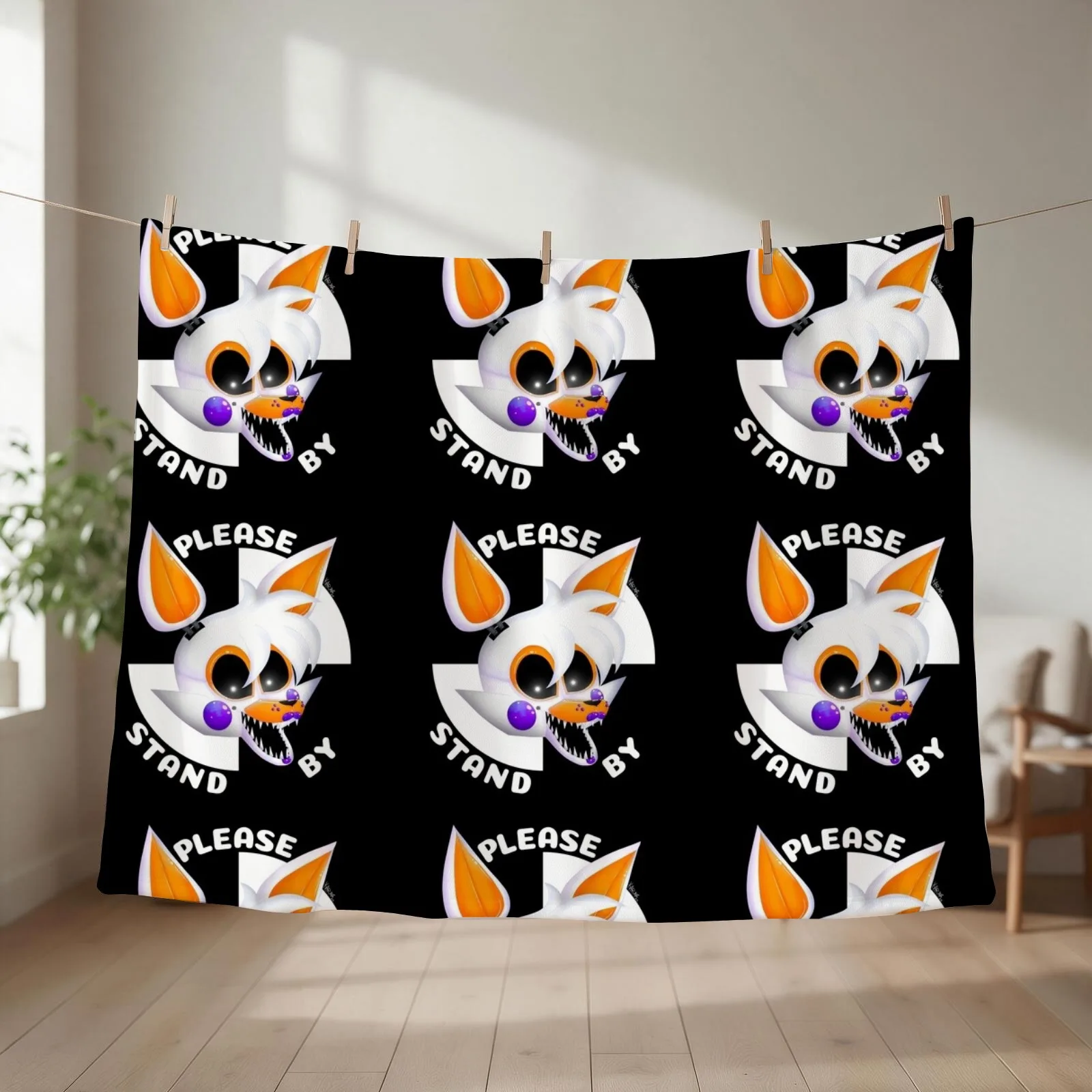 Lolbit please stand by Throw Blanket