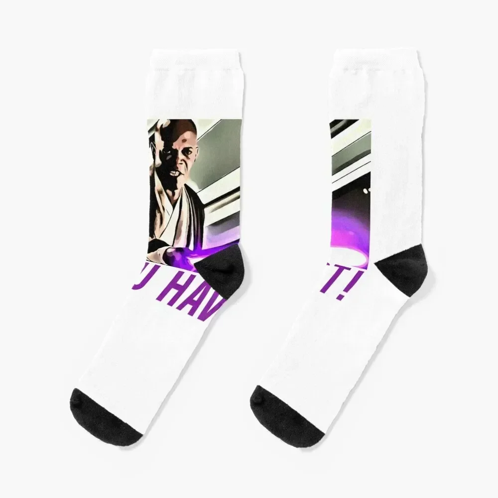 Mace Windu Meme Socks Children's funny sock Non-slip Wholesale Socks Men Women's