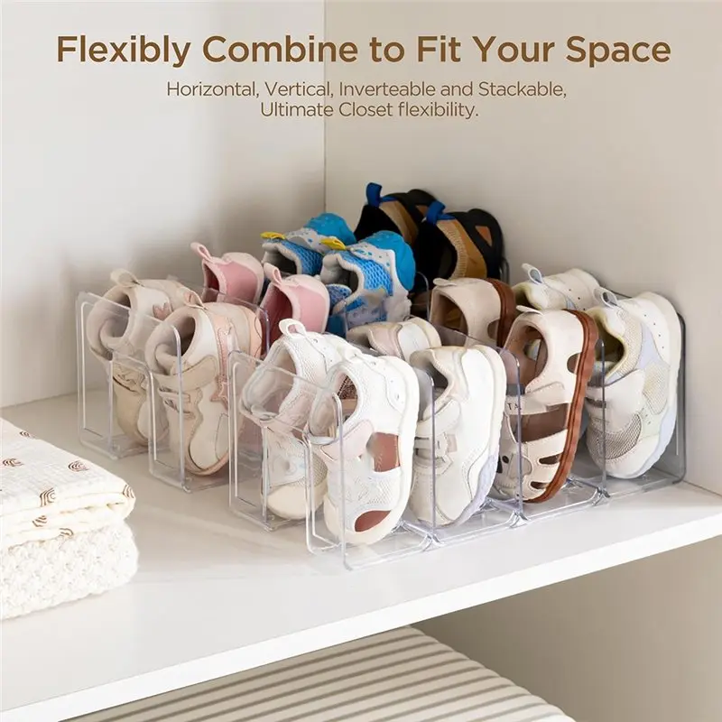 Kids Shoe Rack For Closet Organizers Storage Tackable Shoe Shelf,Desk File Sorter Book Small Shoe Rack