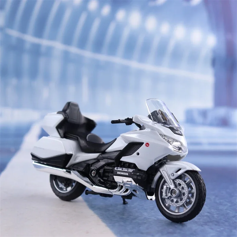 WELLY 1:18 2020 HONDA GOLD WING Alloy Motorcycle Model High Simulation Metal Travel Motorcycle Model Collection kids Gifts B734