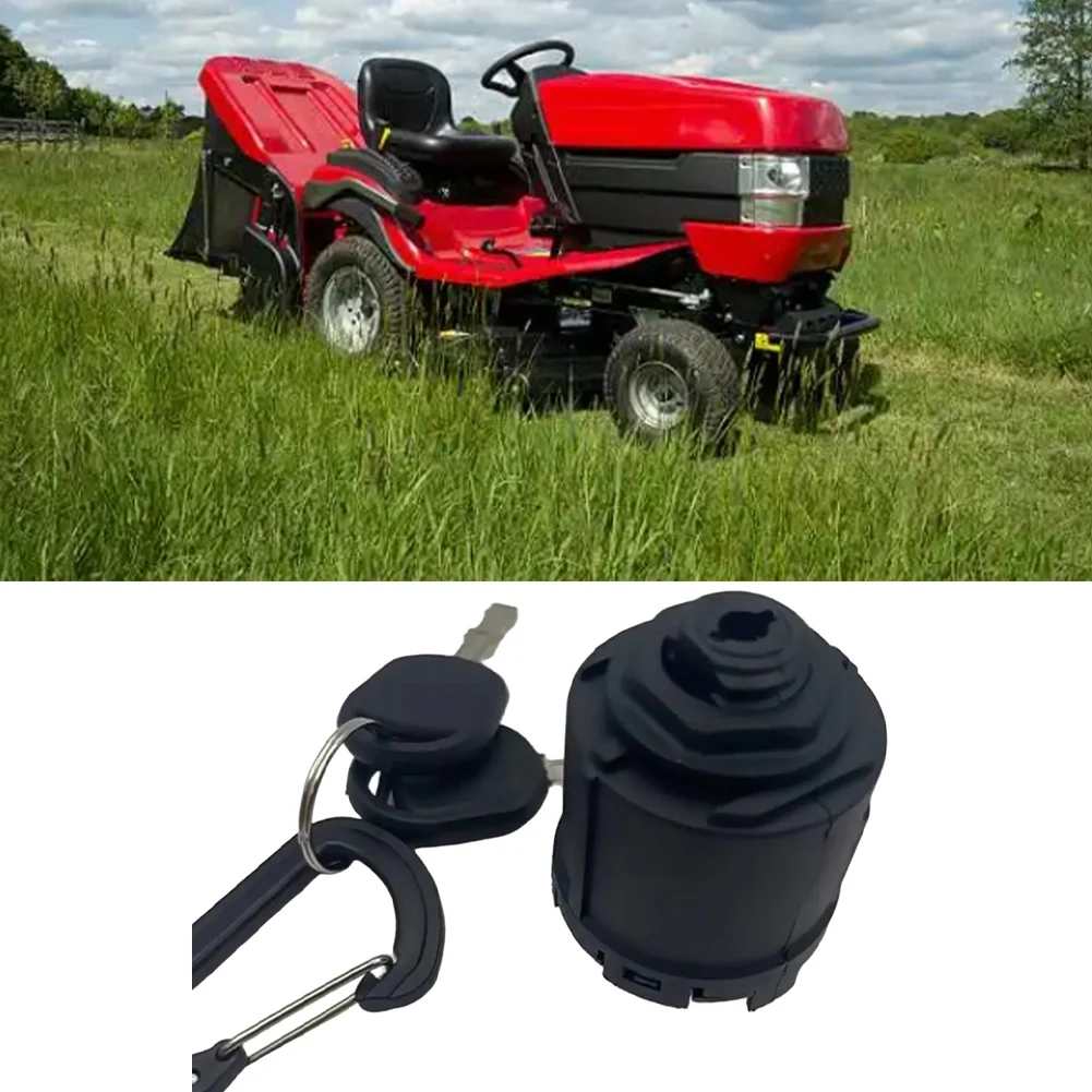 Black 3 Position 5 Pin Ignition Switch With Key For Lawn Mower Models 532140399 723534 532178744 Garden Tractor Replacement Part
