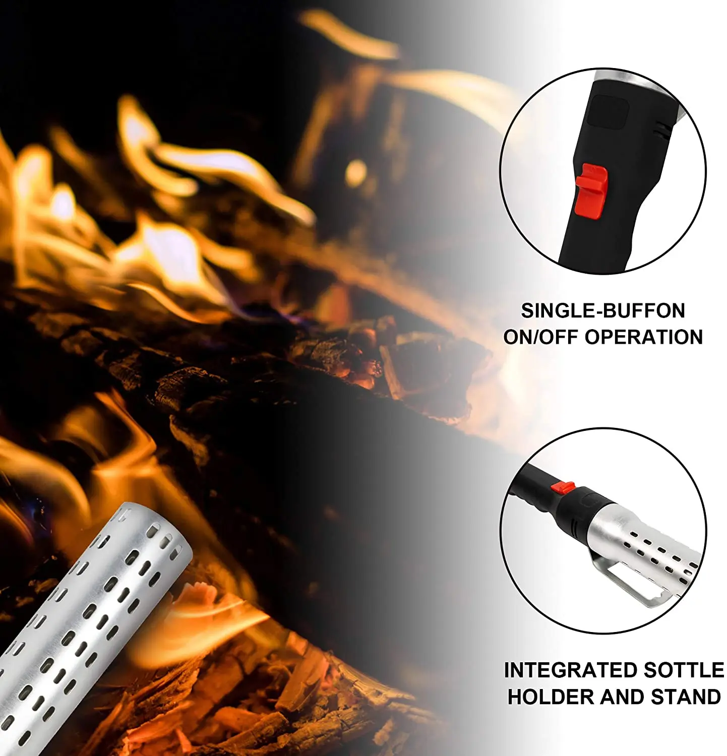 BBQ Starter Charcoal Lighter Electric Firelighter for Kamado Barbecue Grill Fire Accessories Quickly Ignite BBQ Smoker Grill