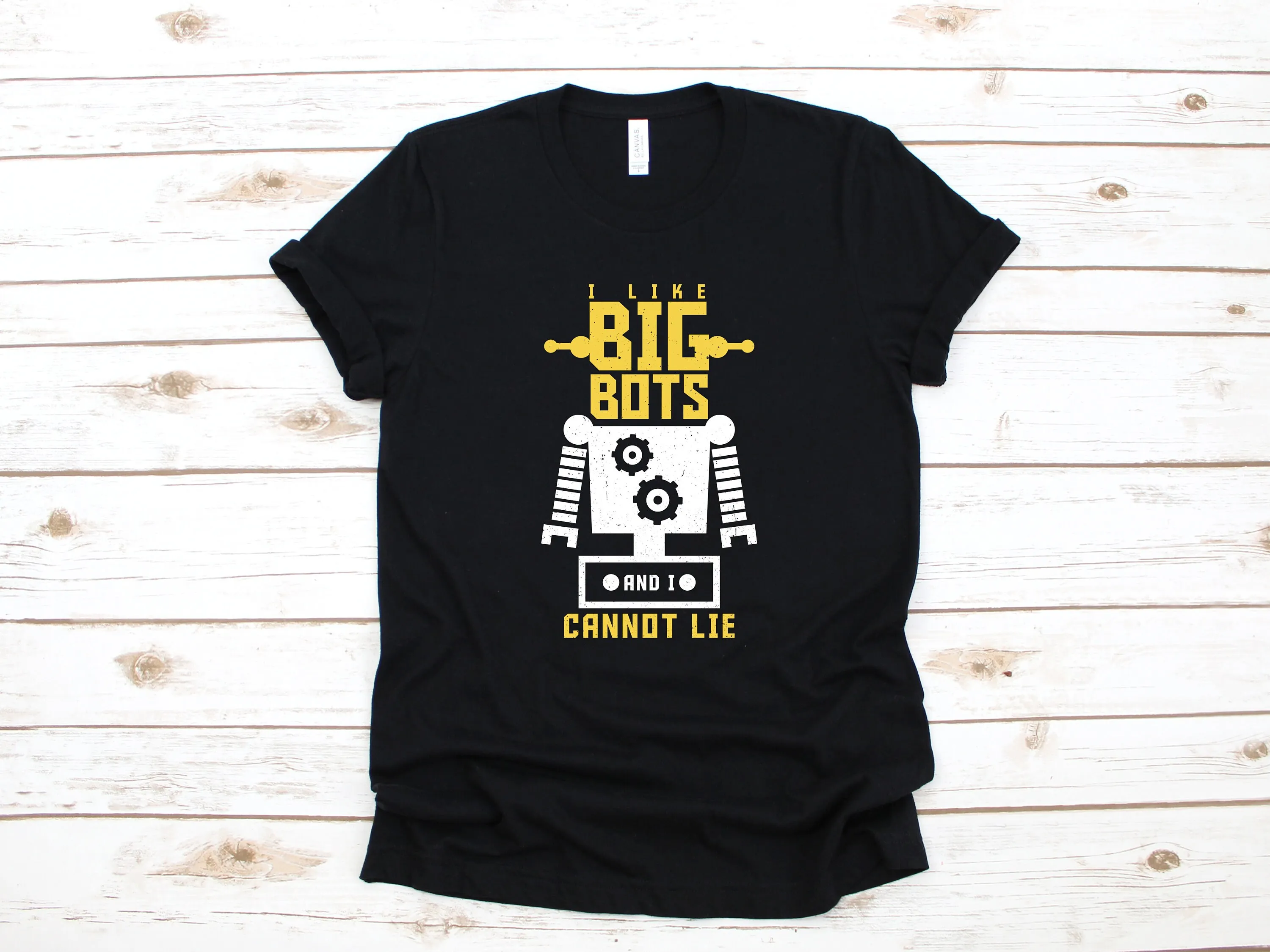 Funny Robotics T Shirt I Like Big Bots Robot Kids SweaT Long Sleeve