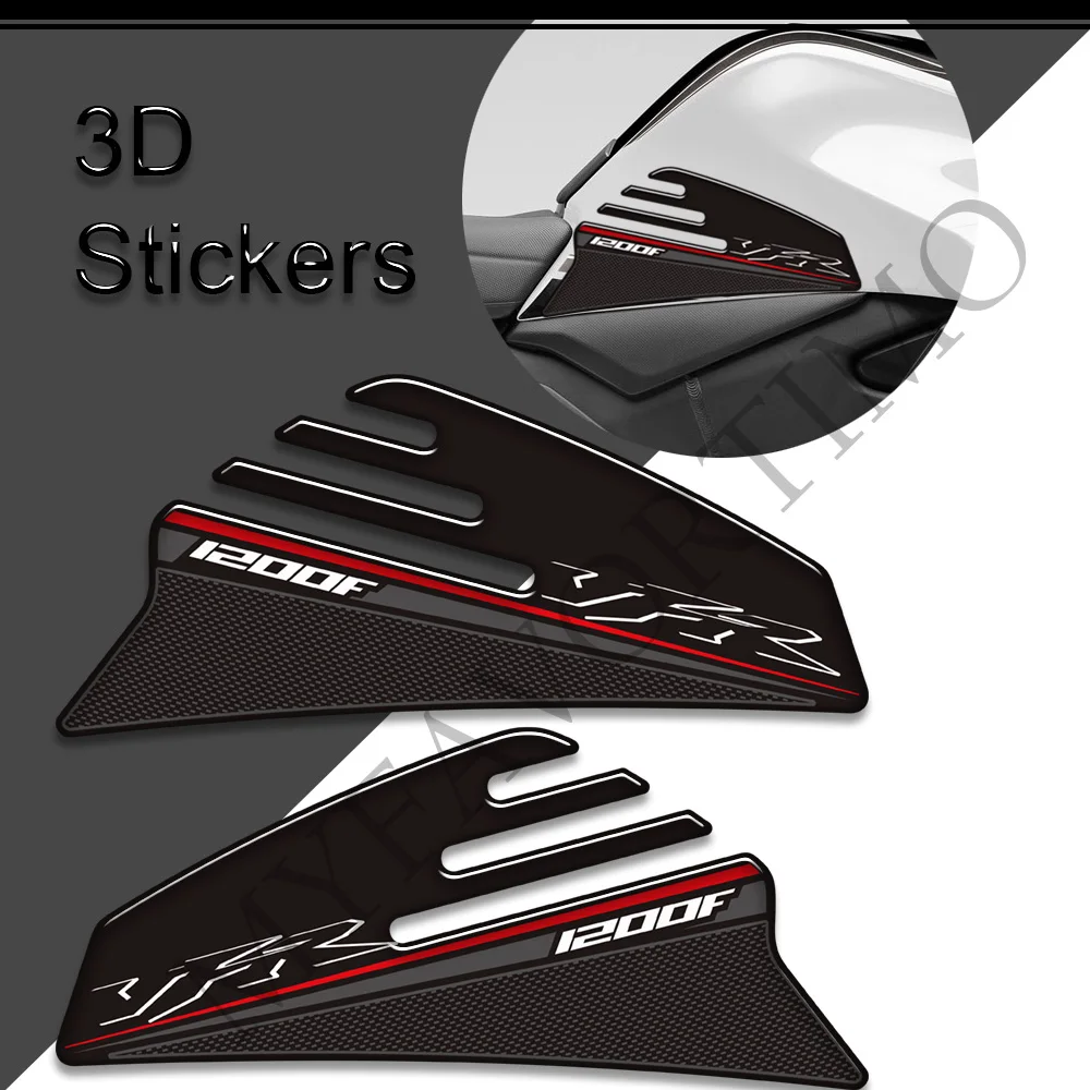Tank Pad Side Grips Gas Fuel Oil Kit Knee Decals For Honda VFR1200F VFR 1200 F Motorcycle Stickers VFR1200