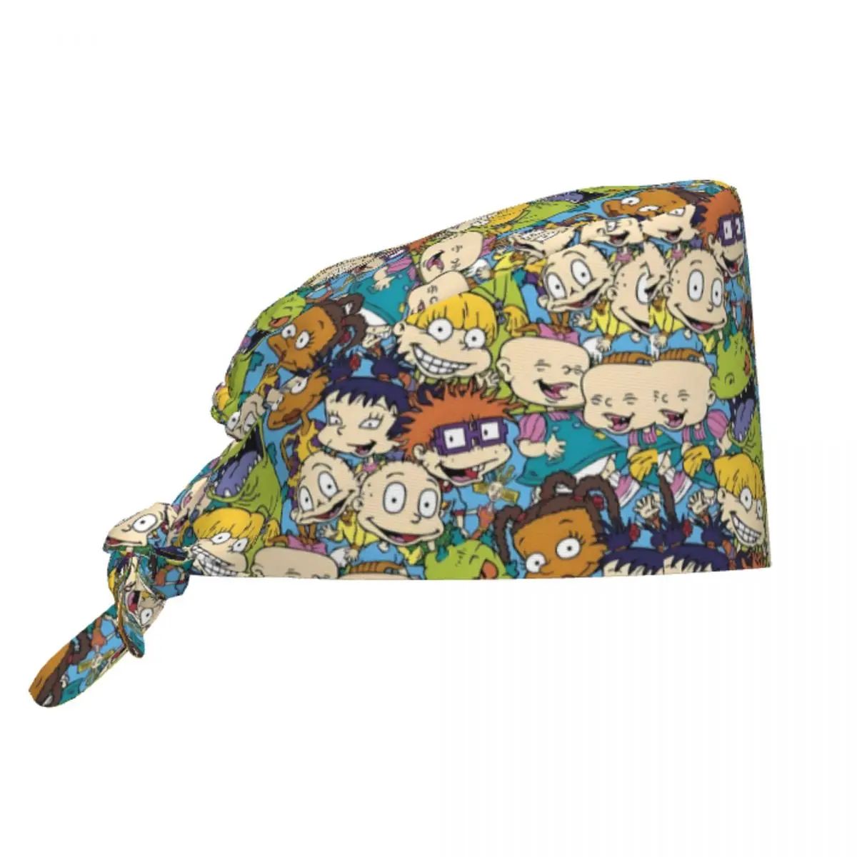 Gorra personalizada R-Rugrats Scrubs, sombreros quirúrgicos para mujeres y hombres, gorra de quirófano de cómic, sombreros de operador, sombrero de trabajo de laboratorio