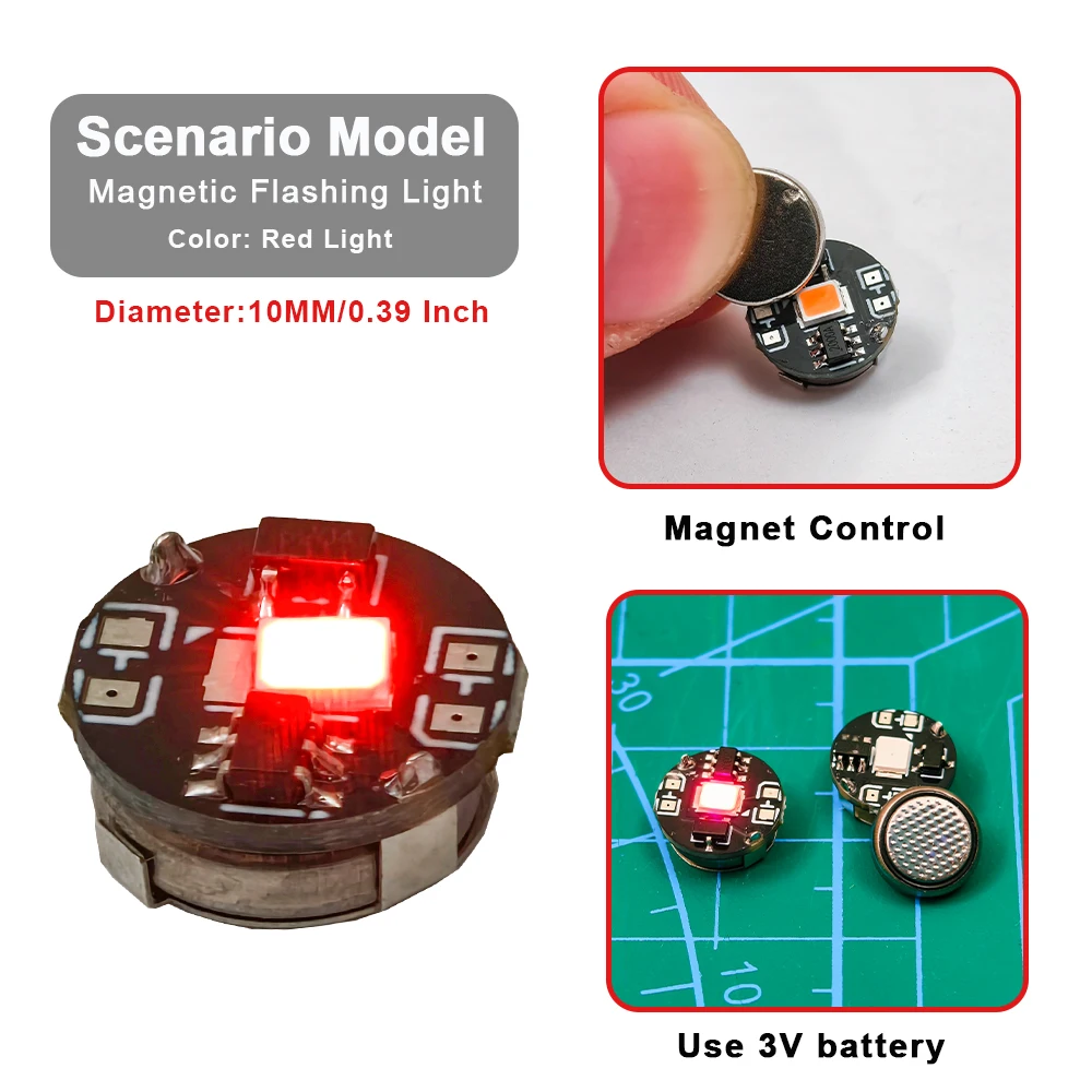 Diy Modeling Candle Lamp Wire Light Magnetic Flame Lamp Imitates Candlelight Randomly Flashes LED Flame With CR927 Battery 1pc