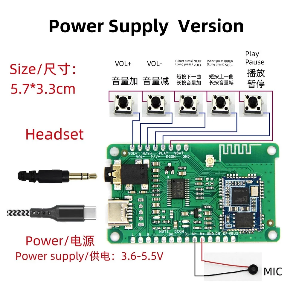 APP Name Change Password  Bluetooth 5.1 Qualcomm LDAC QCC5125 APTXHD QCC3034 Pair Box TWS Decoding 5102
