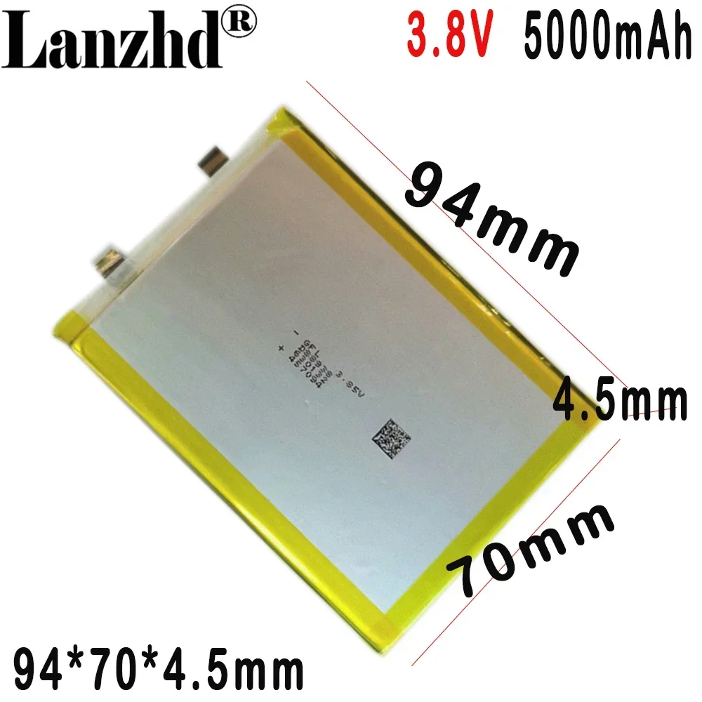 

457094 polymer lithium battery 5000MAH high voltage 4.35V For industrial tablet computer fast charging source