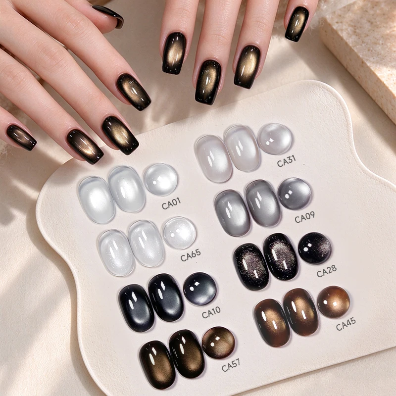 UR SUGAR 15ml Cat Magnetic Gel Nail Polish 30 Colors Semi Permanent Magnetic Gel UV/LED Soak Off Painting Vanrish Design 썸네일 5