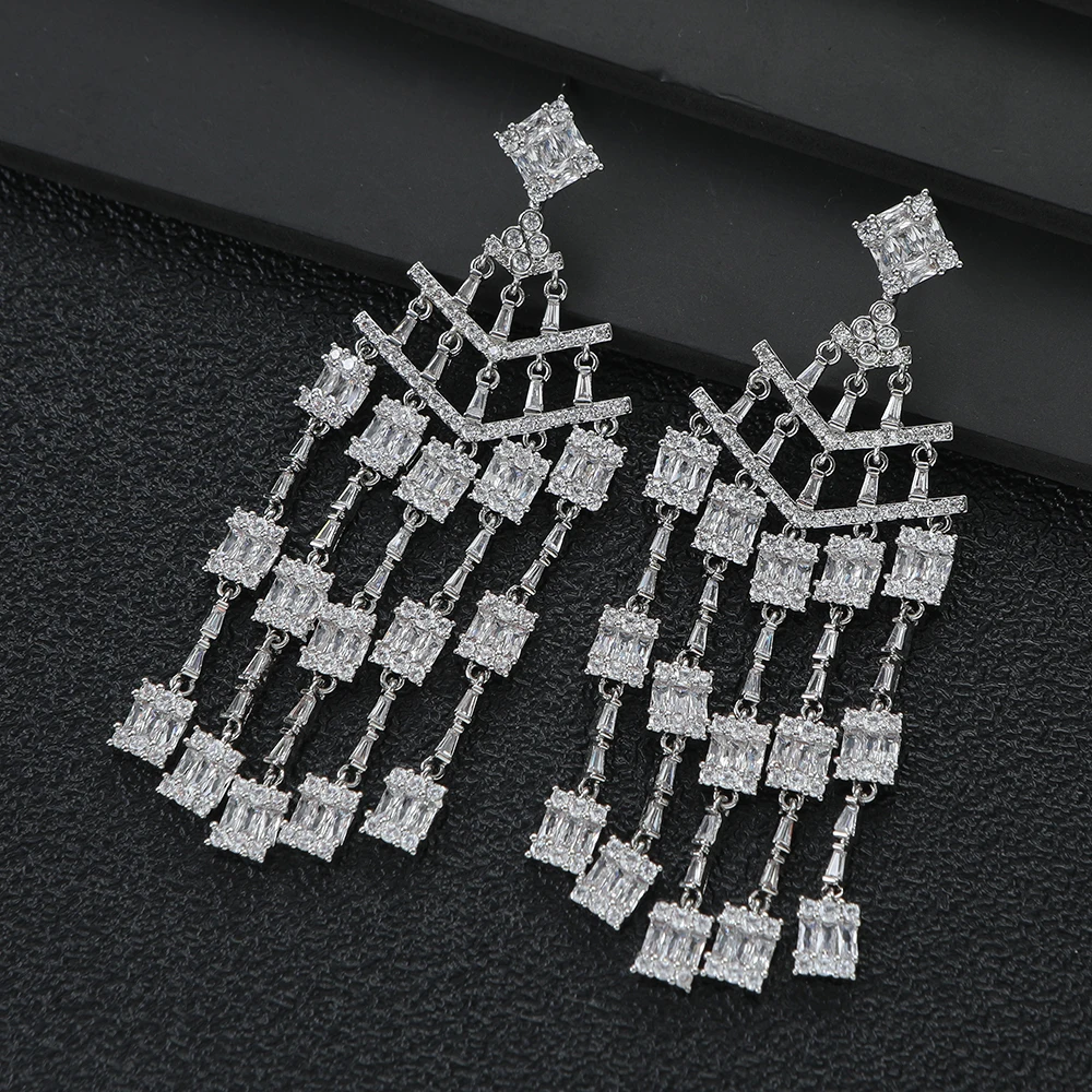 Long Geometry Tassel Square Ea - đánh giá và giá Women Accessories Dubai