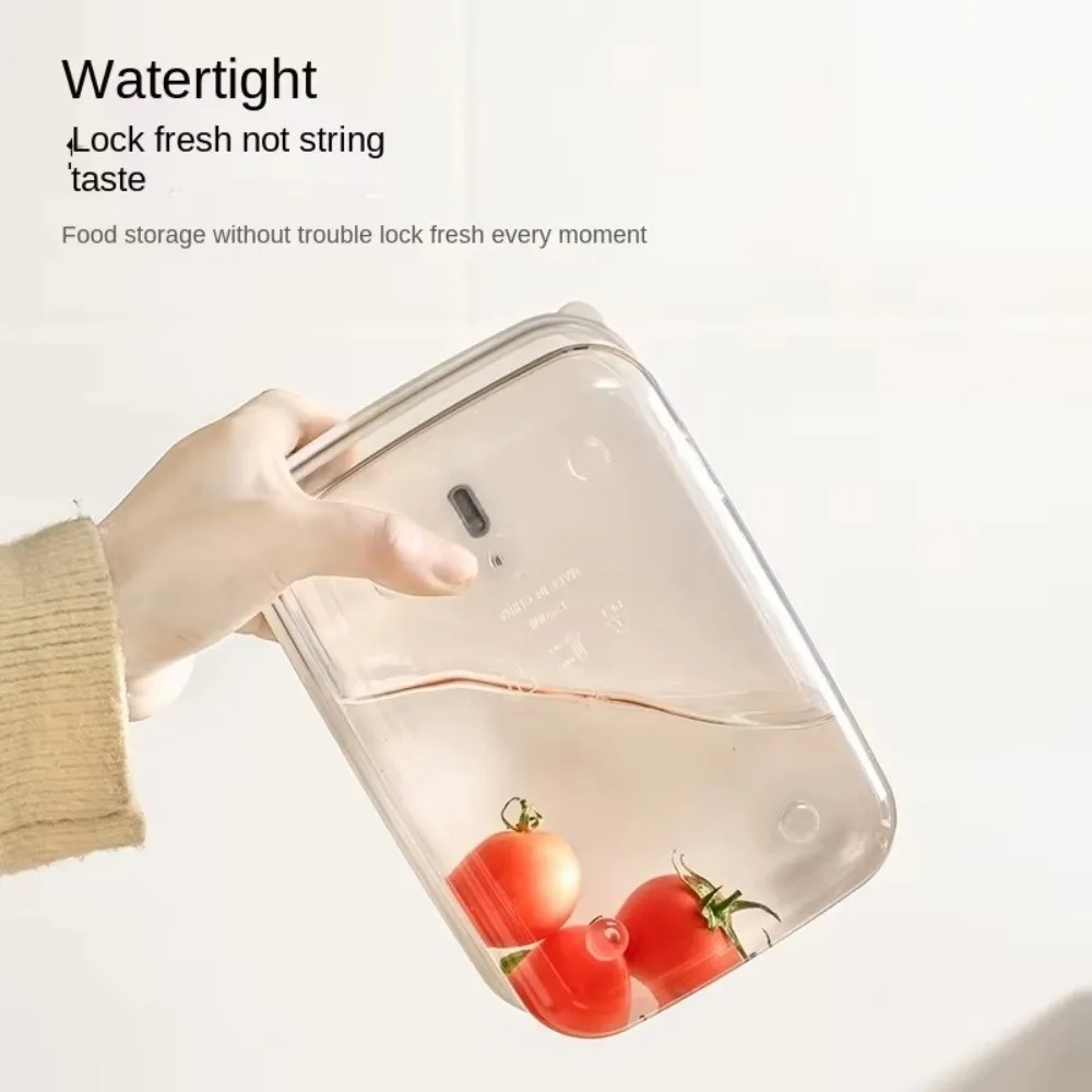 صناديق تخزين الثلاجة ذات التصميم المختوم، صناديق تخزين الطعام الخالية من مادة BPA، صناديق تخزين الوجبات الخفيفة على طراز كريمي