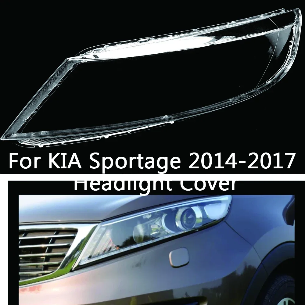 

For Kia Sportage R 2015 2016 2017 Front Headlamps Shell Cover Lens Headlight Cover Transparent Lampshade Glass Headlights Shell