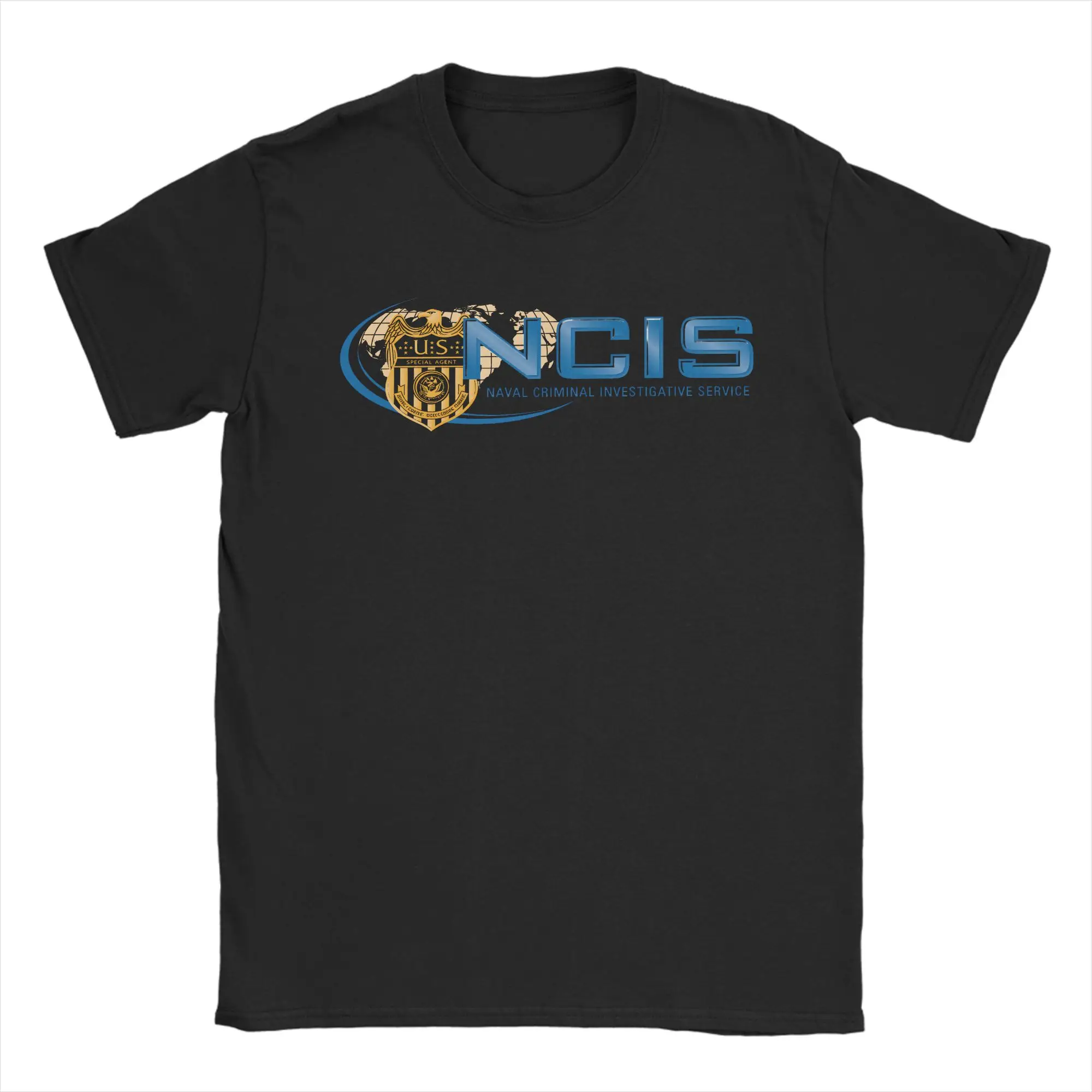 Harajuku T-Shirt NCIS Naval Criminal Investigative Service Cotton T-Shirts  Hip Hop Tee Shirt for Men Casual Short Sleeve Tees