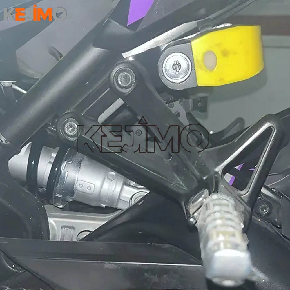 

FZ09 FZ-09 XSR900 FOR YAMAHA MT09 MT-09 XSR 900 2014-2021 Passenger Rear Pedals Foot Pegs Footrests Lowering Kit Support Bracket