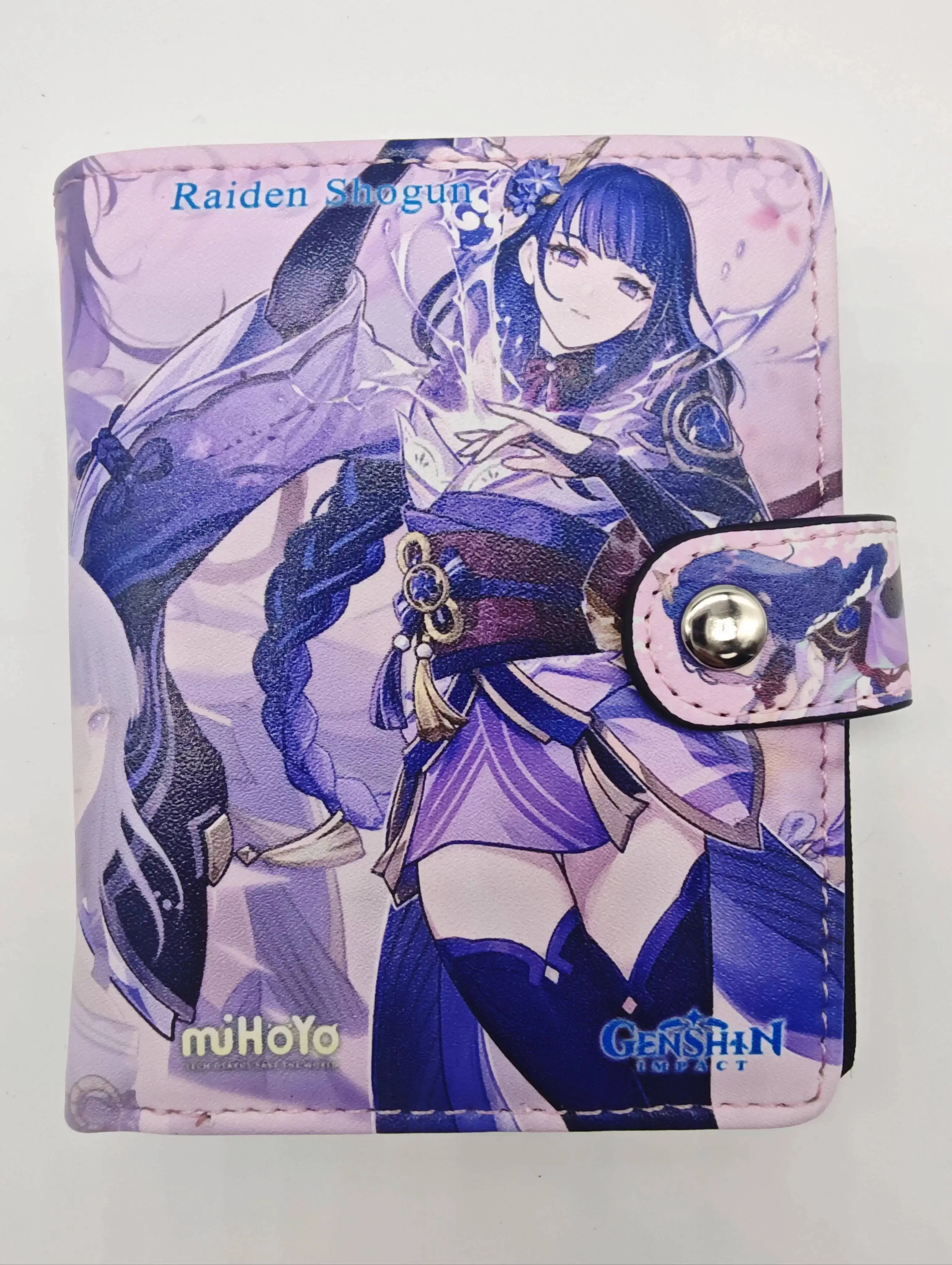 Genshin Impact Hu Tao Klee Raiden Shogun Xiao Grass God Funina Cartoon Student 3D HD Anime Wallet Anime