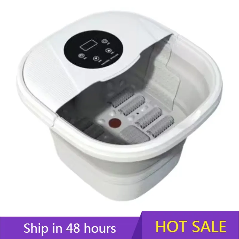 

YTYIN спа-устройство для массажа ног, ведро для замачивания, складной пульт дистанционного управления, электрический подогрев, массажер для ванны для ног