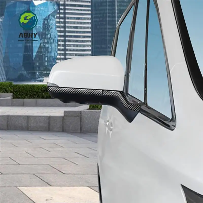 

ABHY-Car Carbon Fiber Rearview Mirror Decorative Stickers For Toyota Alphard 40 Series 2023+ Car Accessories