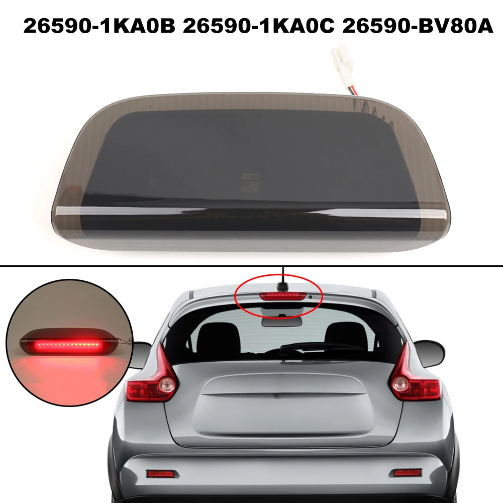 

Rear LED Third Brake Light Tail Lamp for Nissan Juke MK1 F15 2010 2018 Not for Nismo Replacement OEM 26590-1KA0C 12V ABS