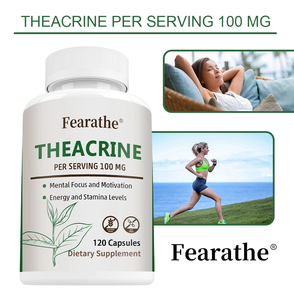 

Капсулы Теакрин 100 мг - Поддержка расслабления, снятия стресса, концентрации внимания, энергии, бодрости, улучшения настроения и здоровья мозга. Веганские, без ГМО, без глютена.