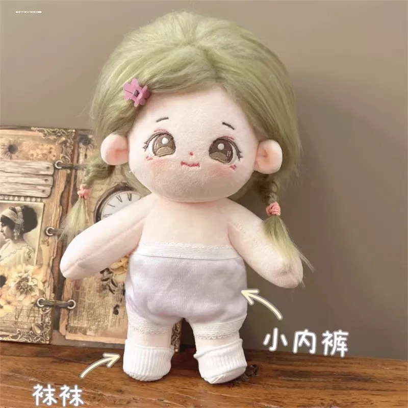 ผ้าฝ้ายตุ๊กตาชุดชั้นในกางเกงเสื้อผ้าแฟชั่นสําหรับ 15-20 ซม.ตุ๊กตากางเกงยีนส์สําหรับ Ob11 1/12 BJD ตุ๊กตาเสื้อผ้าอุปกรณ์เสริม