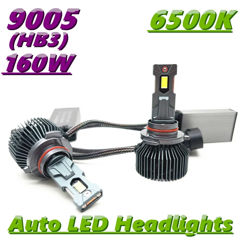 

16000LM 160W 9005 9006 LED CANbus H1 H4 H7 H8 H9 H11 HB3 HB4 9012 HIR2 Светодиодная фара Turbo 12 В Авто противотуманная фара 6500K Грузовик 24 В