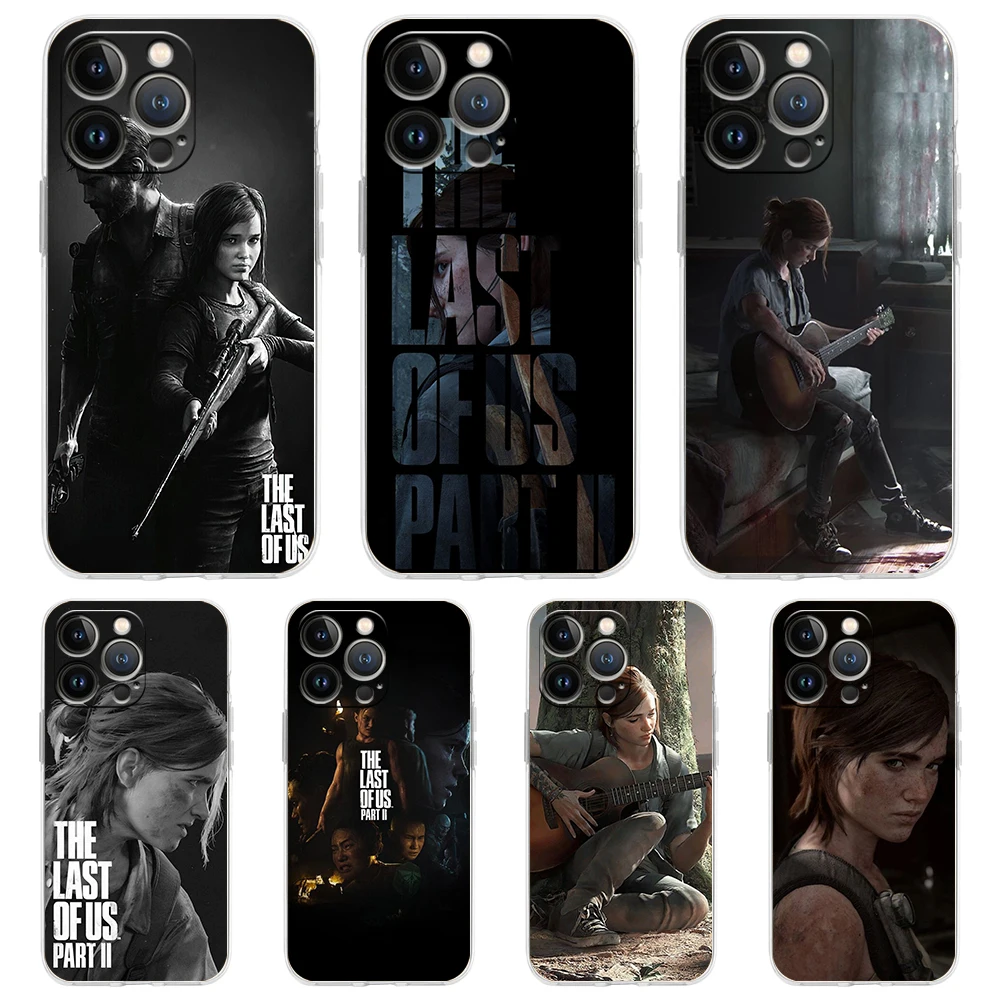 The Last Of Us Game Transparent Phone Case Cover for iPhone 16 15 14 13 12 11 Pro Max XR 8 7 Plus XS Max Silicone Soft Shell