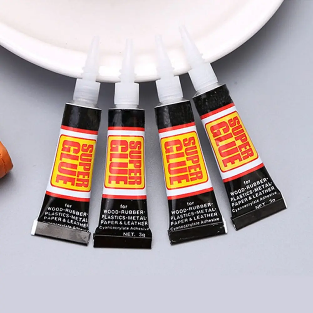 12Pcs Portable Cyanoacrylate Super Glue Quick Drying Instant Strong Bond Shoe Repair Glue Multipurpose Jewelry Adhesive